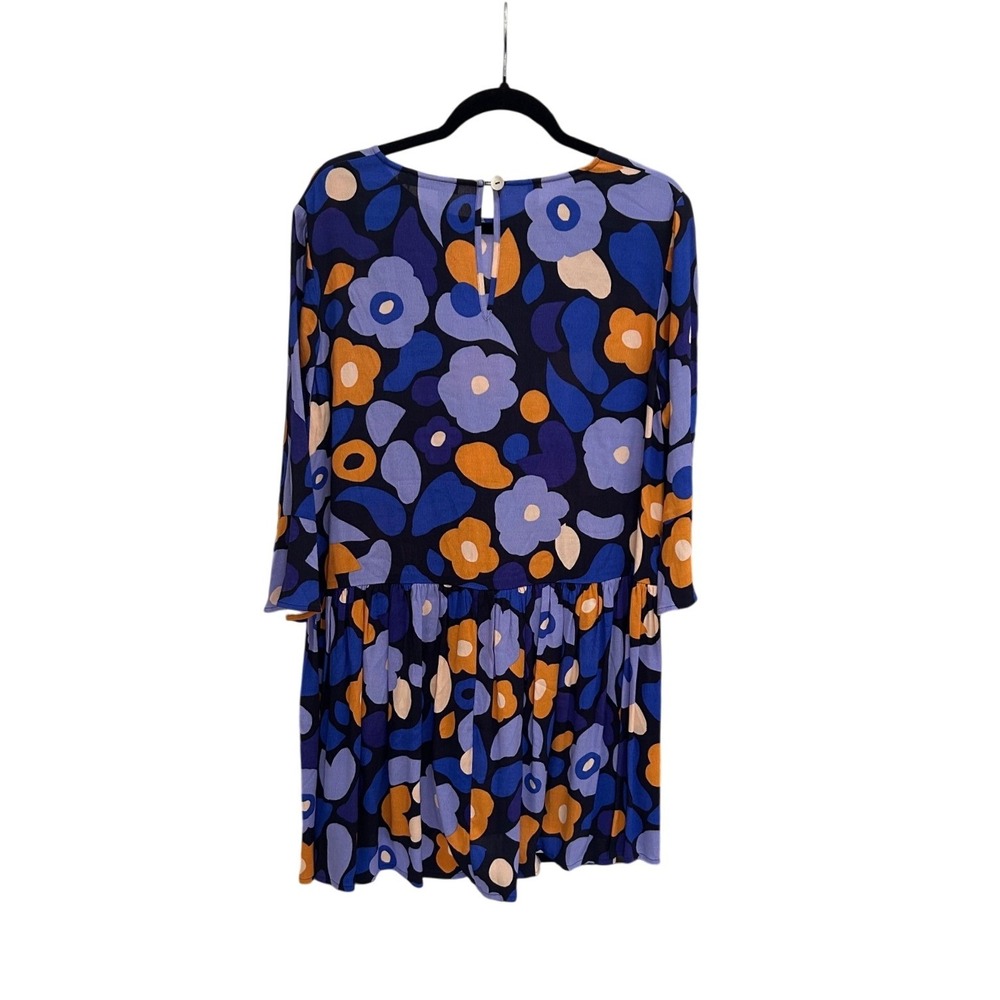 Mister Zimi Autumn Elsa Dress Lavender Floral Viscose Boho Mini US‎ 8 NEW